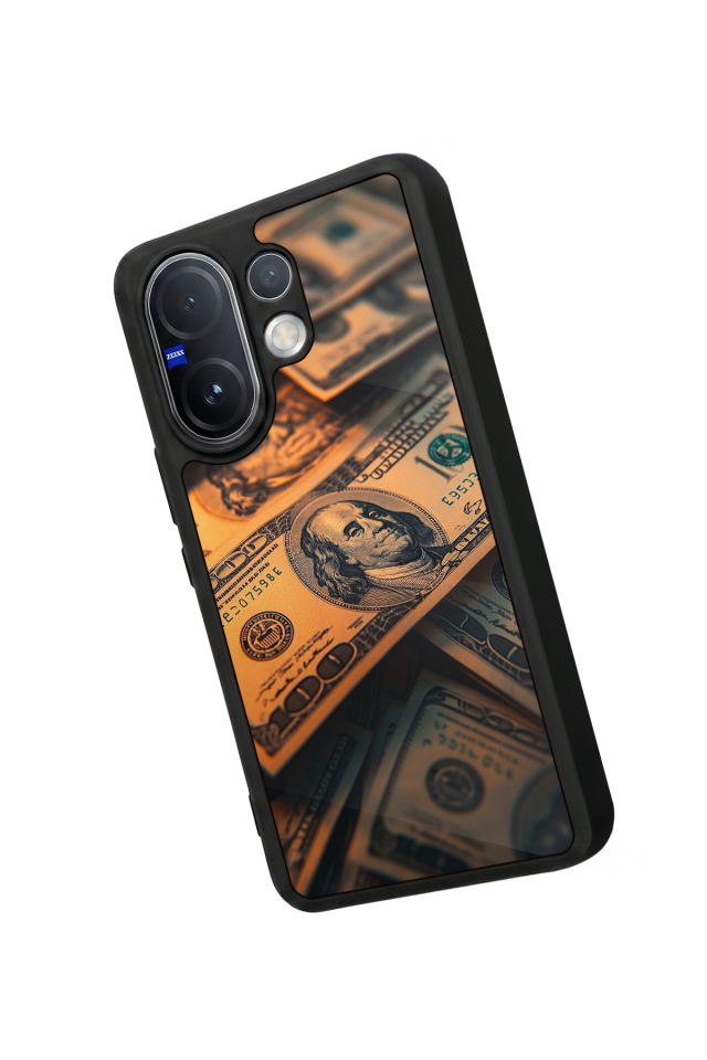 Vivo V60 Uyumlu Para Tasarımlı Glossy Premium Kılıf