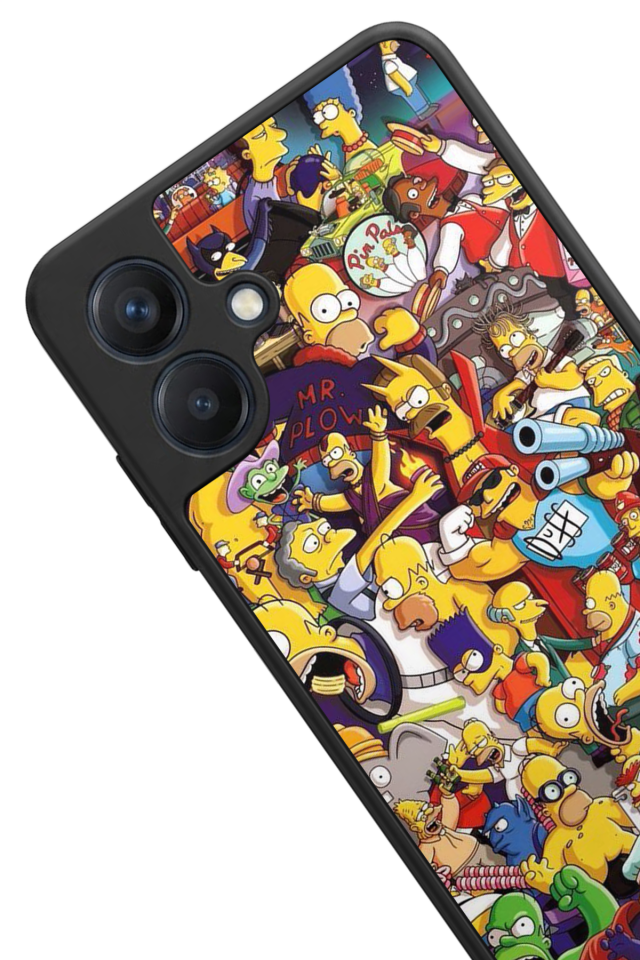 Samsung Galaxy A07 Uyumlu The Simpsons Tasarımlı Glossy Premium Kılıf