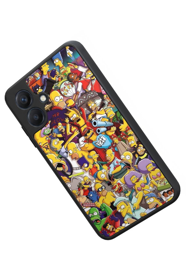 Samsung Galaxy A07 Uyumlu The Simpsons Tasarımlı Glossy Premium Kılıf