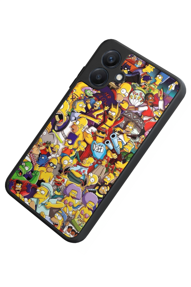 Samsung Galaxy A07 Uyumlu The Simpsons Tasarımlı Glossy Premium Kılıf