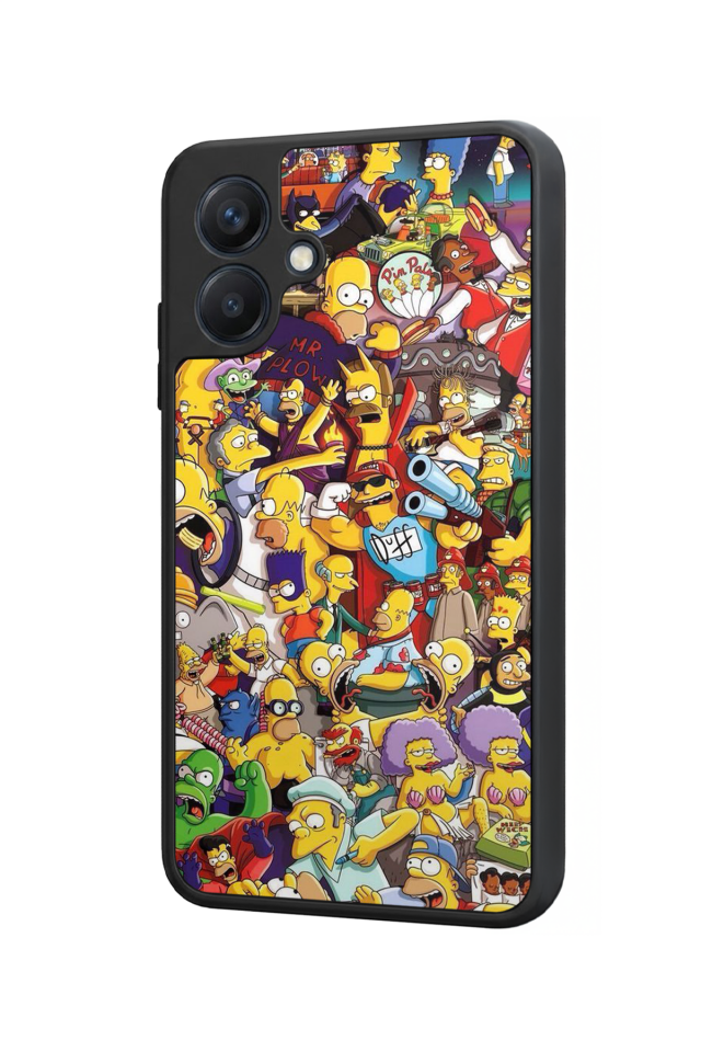 Samsung Galaxy A07 Uyumlu The Simpsons Tasarımlı Glossy Premium Kılıf