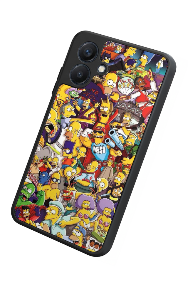 Samsung Galaxy A07 Uyumlu The Simpsons Tasarımlı Glossy Premium Kılıf