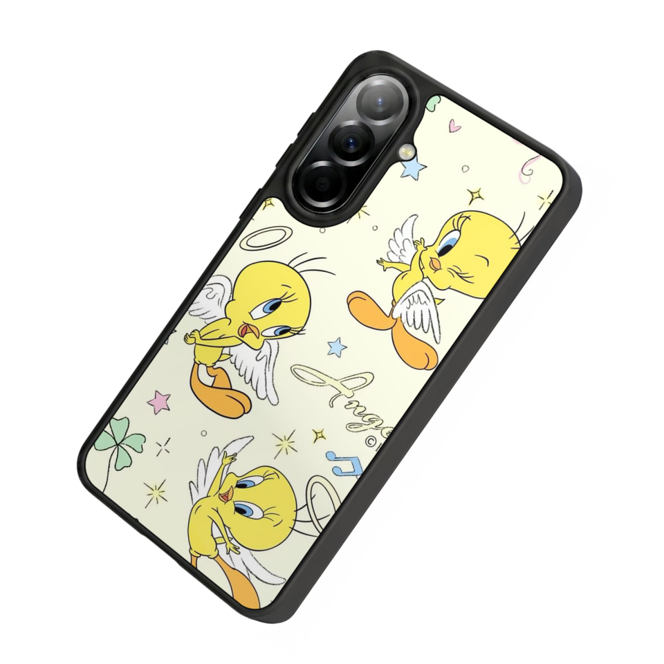 Samsung Galaxy A57 Uyumlu Tweety Tasarımlı Glossy Premium Kılıf