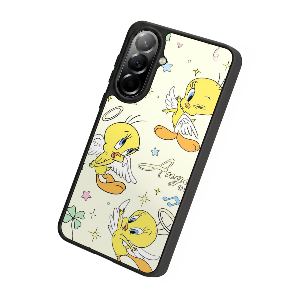 Samsung Galaxy A57 Uyumlu Tweety Tasarımlı Glossy Premium Kılıf