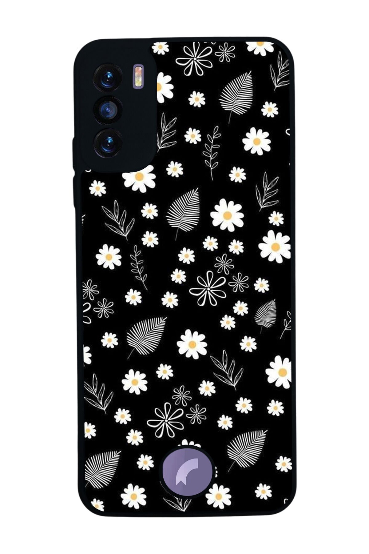 Reeder S19 Max Pro S Uyumlu Floral Tasarımlı Glossy Premium Kılıf