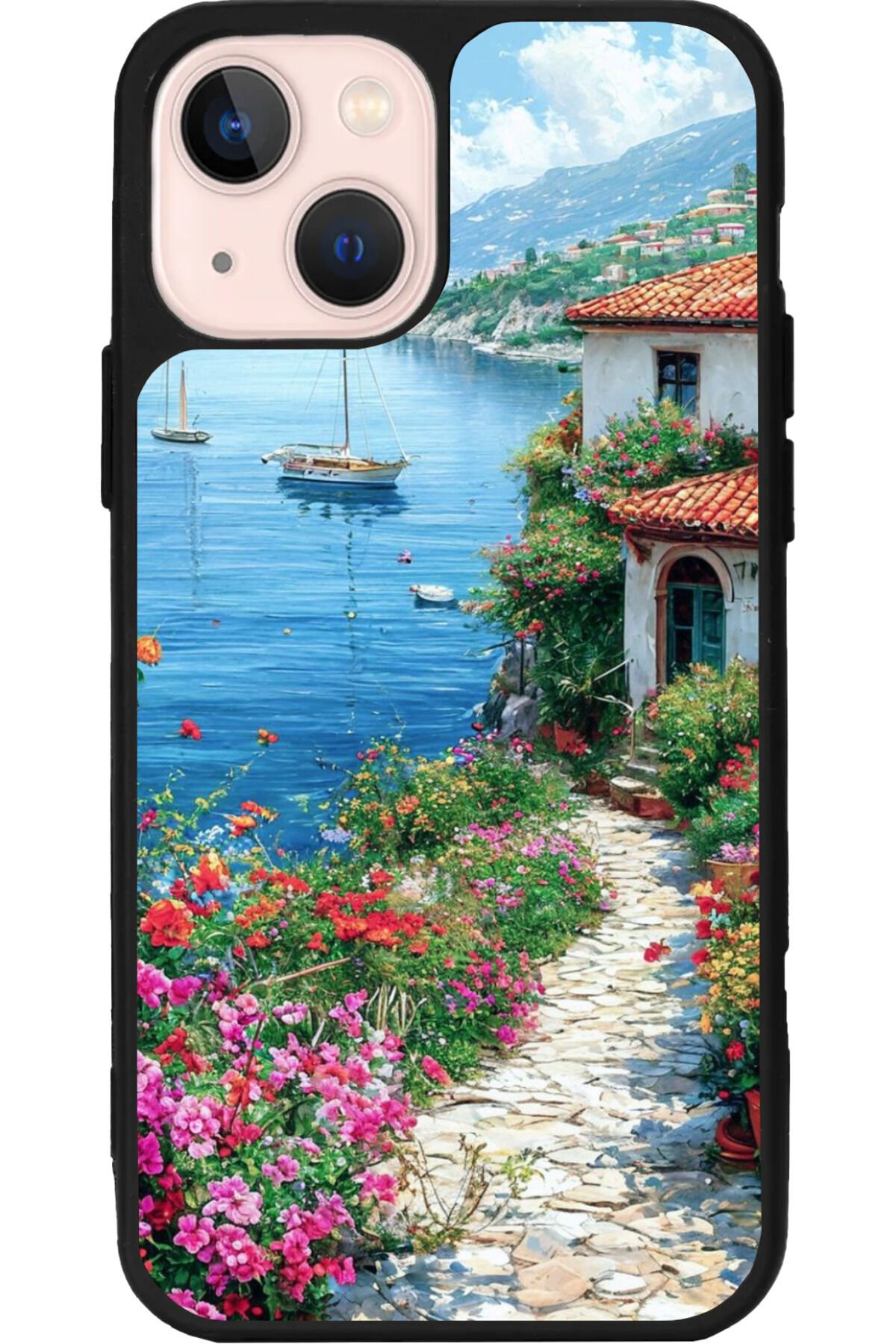 iPhone 13 Mat Siyah Uyumlu Kılıf – Yumuşak Silikon, Koruyucu, Şok Emici Kapak