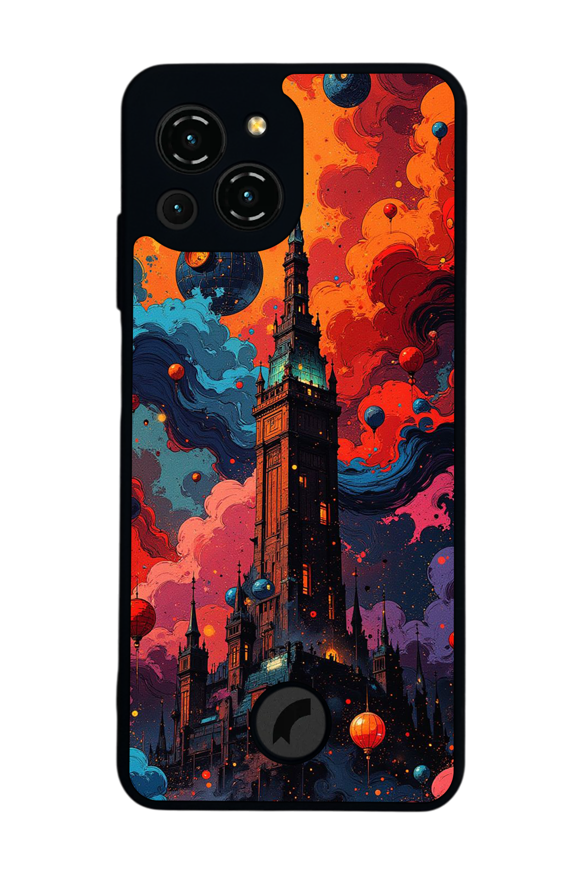 Reeder S23 Pro Max Uyumlu Abstract Tasarımlı Glossy Premium Kılıf