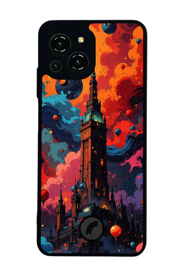 Reeder S23 Pro Max Uyumlu Abstract Tasarımlı Glossy Premium Kılıf