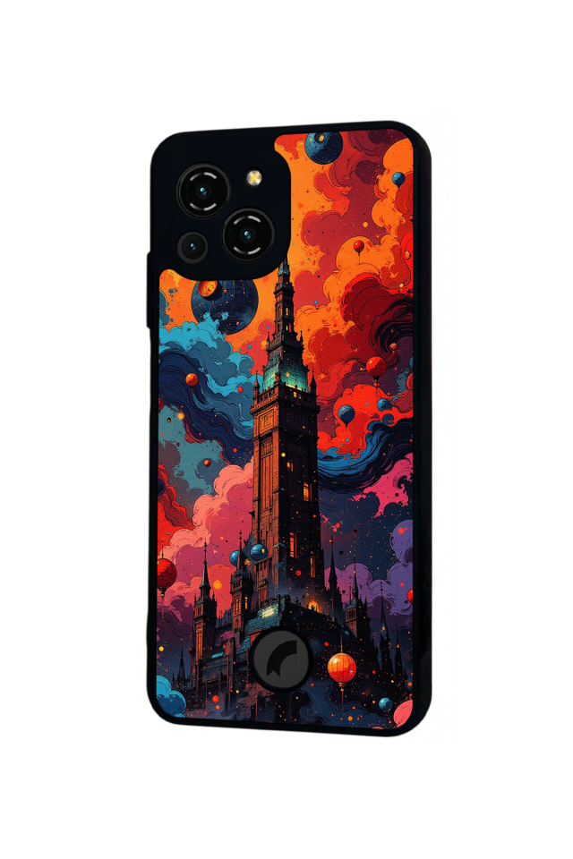 Reeder S23 Pro Max Uyumlu Abstract Tasarımlı Glossy Premium Kılıf