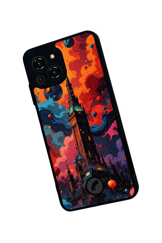 Reeder S23 Pro Max Uyumlu Abstract Tasarımlı Glossy Premium Kılıf