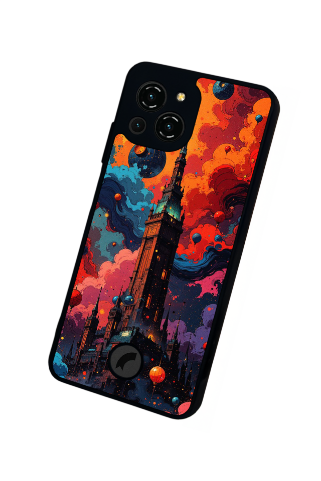 Reeder S23 Pro Max Uyumlu Abstract Tasarımlı Glossy Premium Kılıf