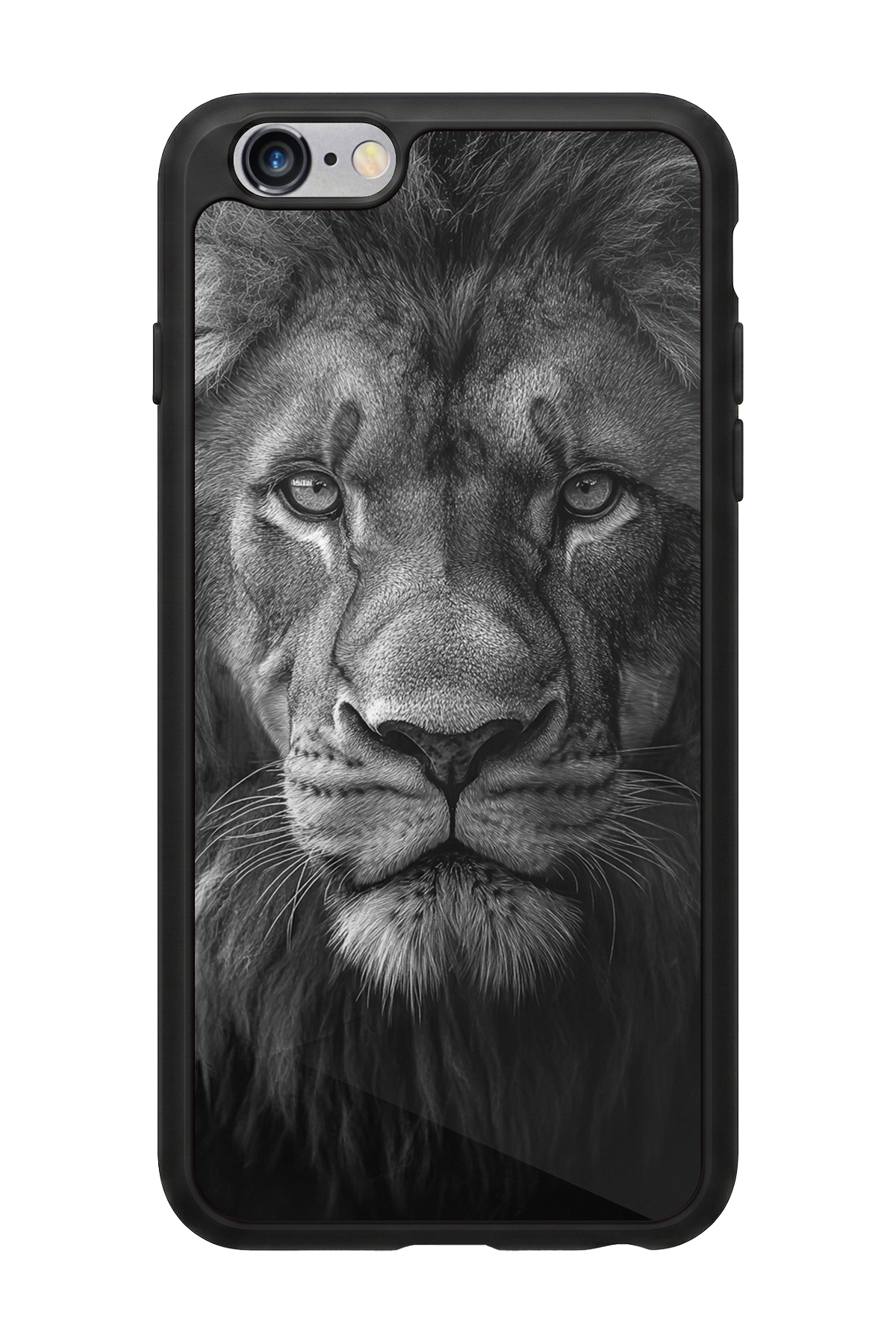 iPhone 6s Plus Uyumlu Aslan Tasarımlı Glossy Premium Kılıf