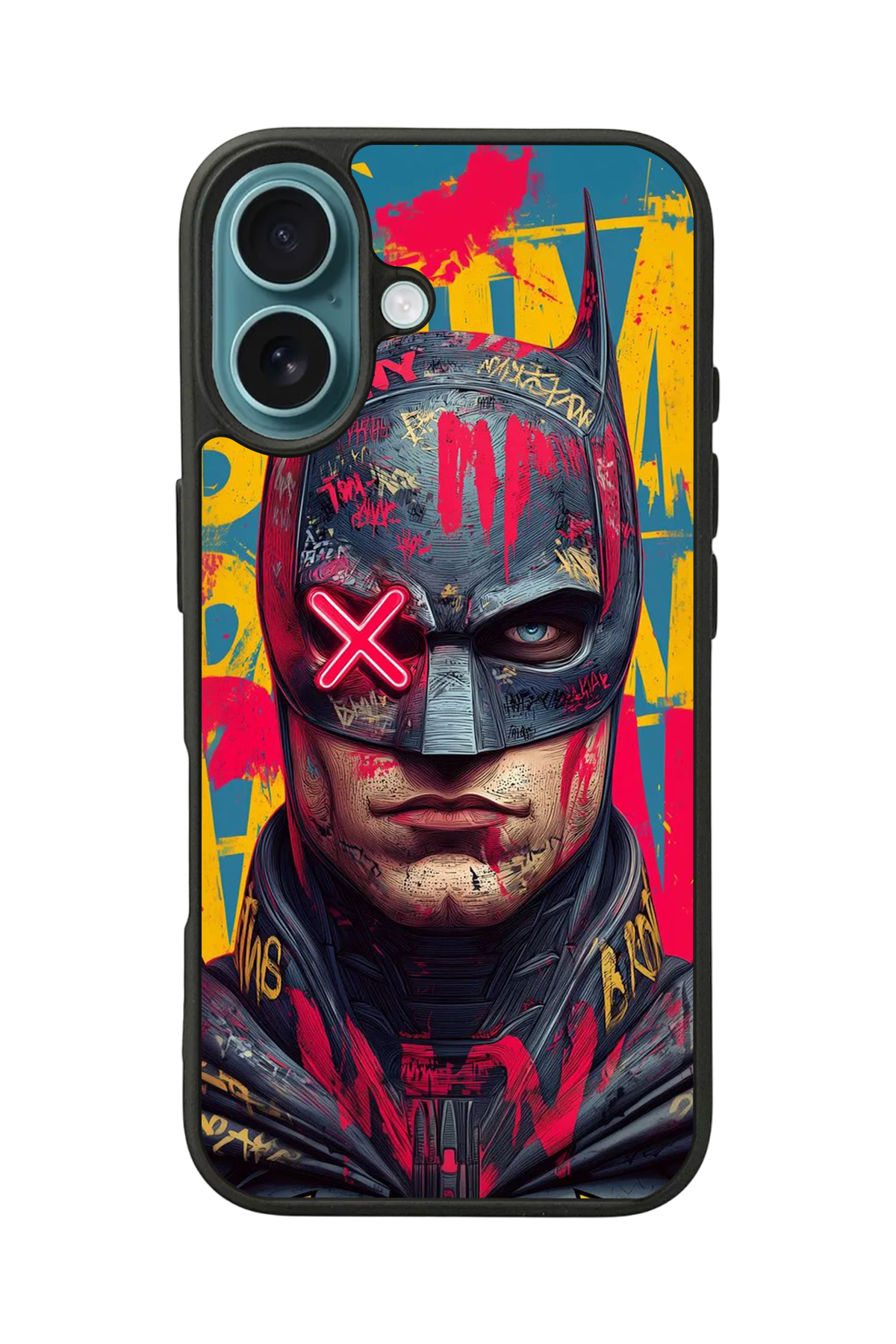 iPhone 16 Uyumlu Batman Tasarımlı Glossy Premium Kılıf
