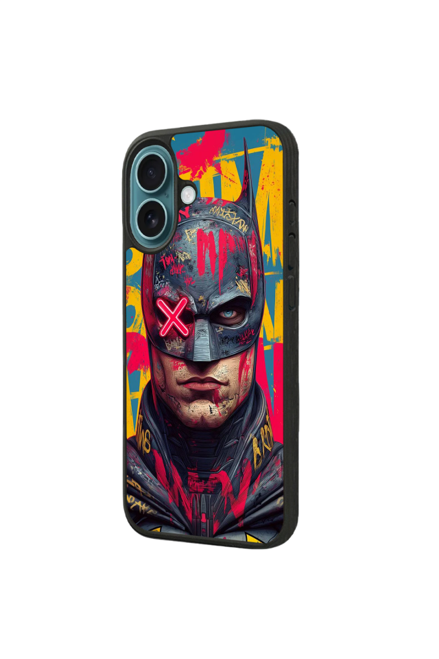 iPhone 16 Uyumlu Batman Tasarımlı Glossy Premium Kılıf