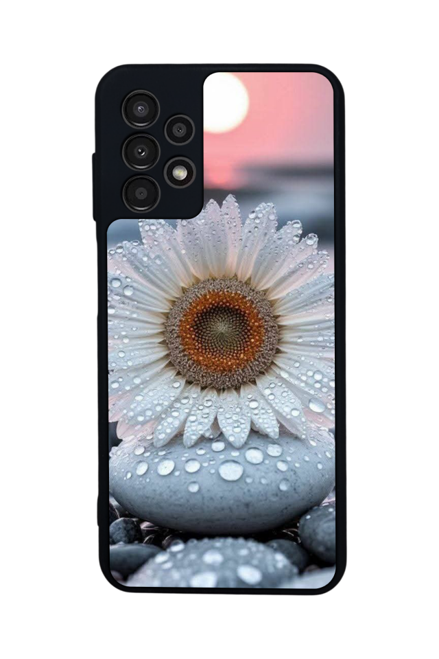 Samsung Galaxy A23 Uyumlu Cicek Tasarımlı Glossy Premium Kılıf