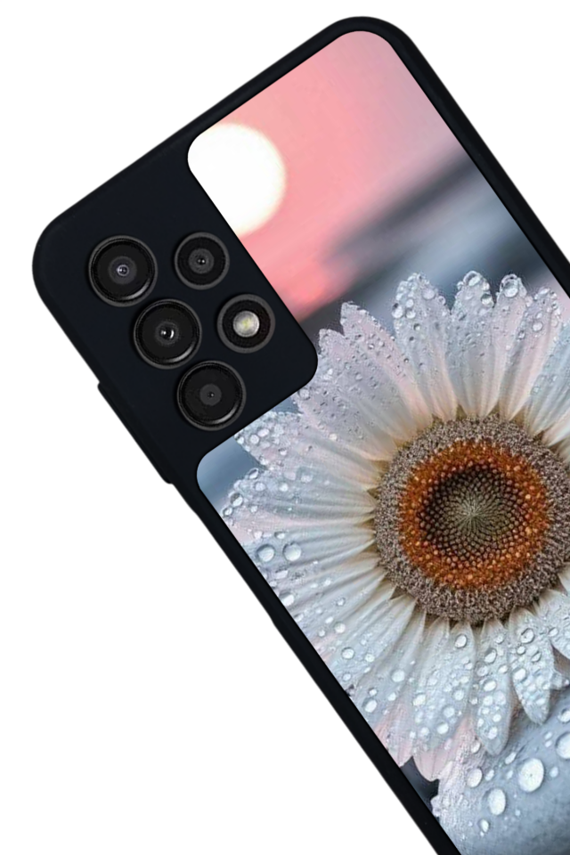 Samsung Galaxy A23 Uyumlu Cicek Tasarımlı Glossy Premium Kılıf