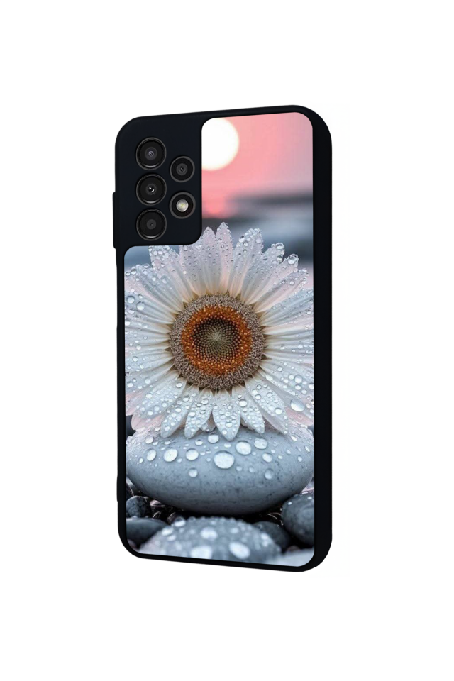 Samsung Galaxy A23 Uyumlu Cicek Tasarımlı Glossy Premium Kılıf