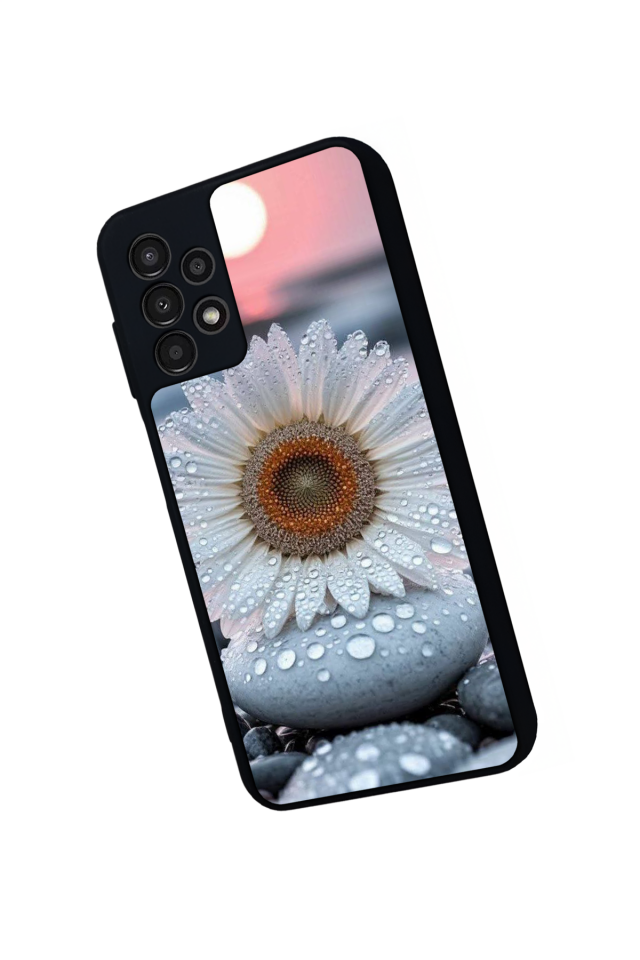 Samsung Galaxy A23 Uyumlu Cicek Tasarımlı Glossy Premium Kılıf