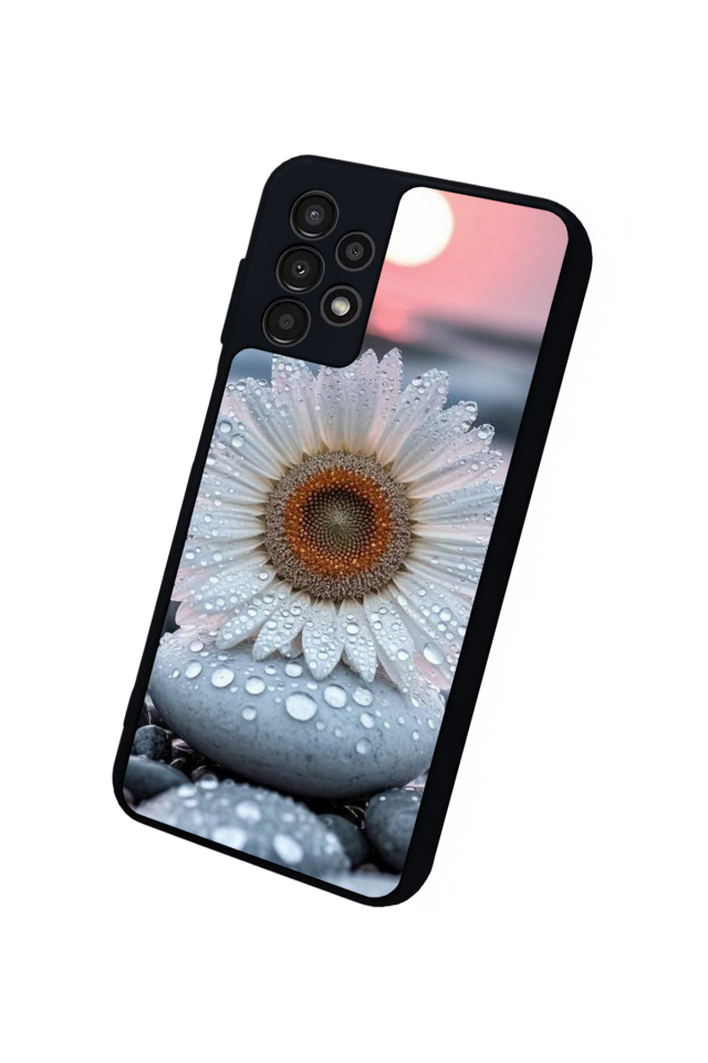 Samsung Galaxy A23 Uyumlu Cicek Tasarımlı Glossy Premium Kılıf