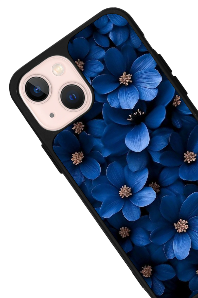 iPhone 14 Plus Uyumlu Cicek Tasarımlı Glossy Premium Kılıf