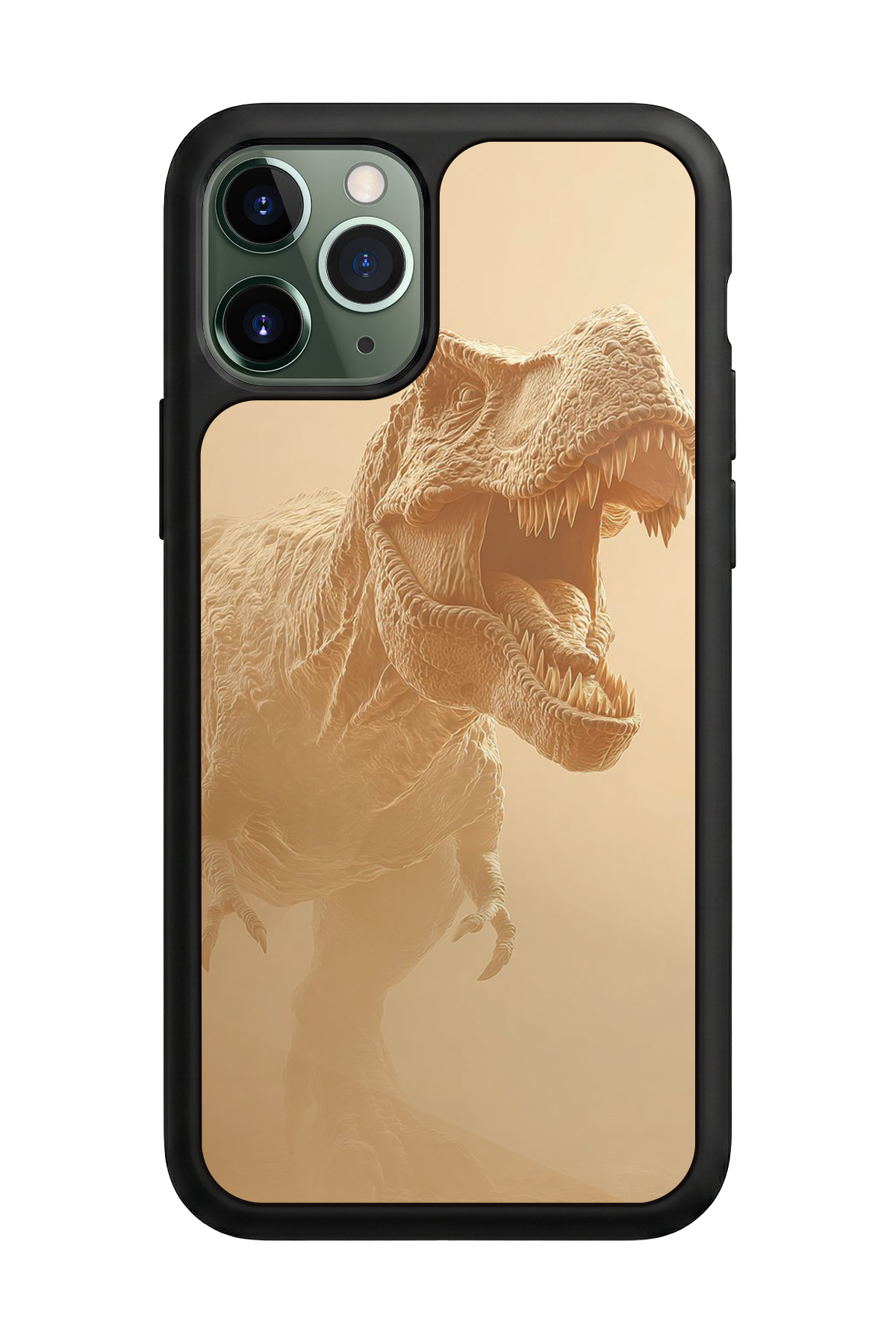 iPhone 11 Pro Uyumlu Dinazor Tasarımlı Glossy Premium Kılıf