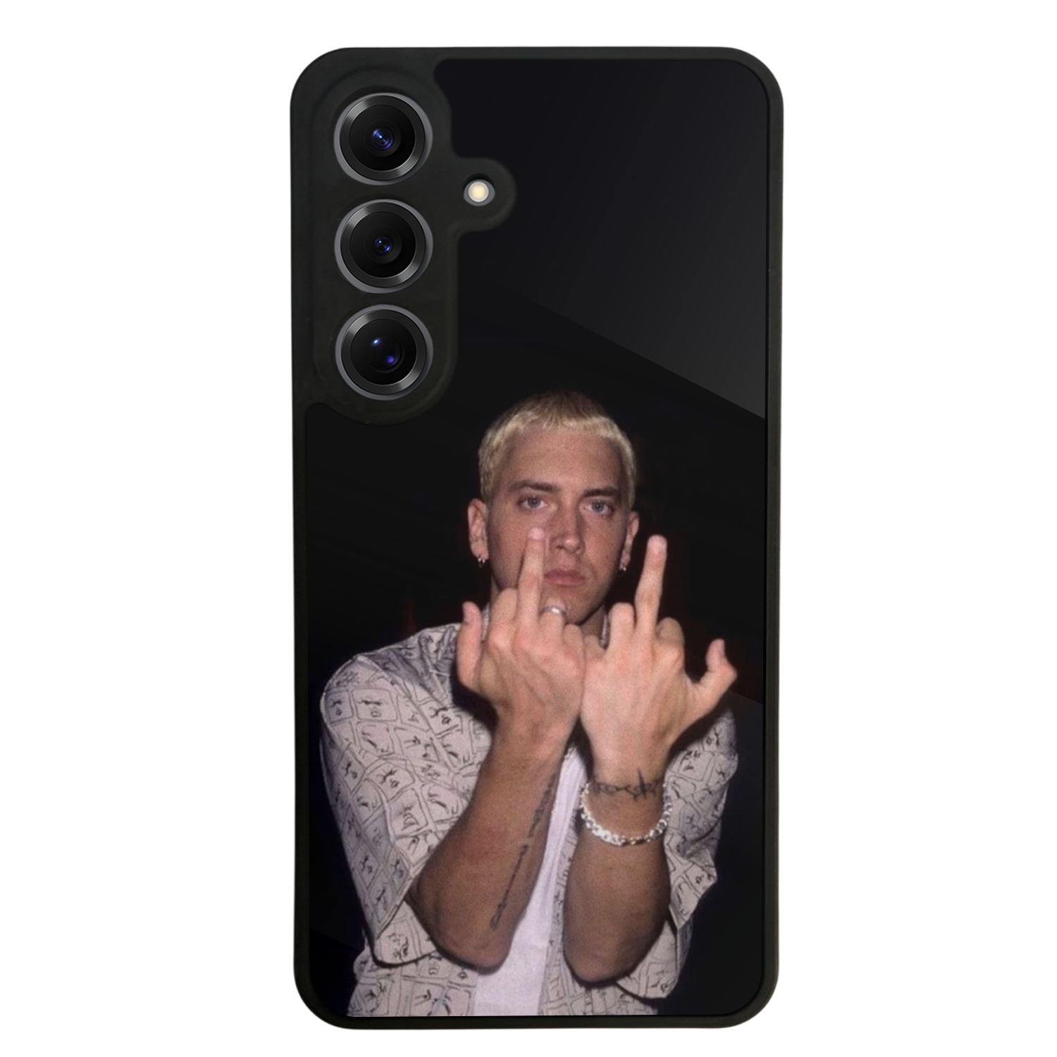 Samsung Galaxy S25 Uyumlu Eminem Tasarımlı Glossy Premium Kılıf
