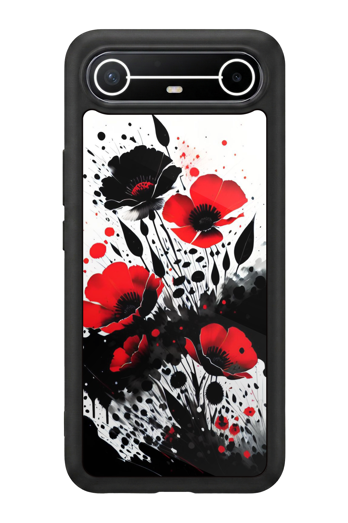 Tecno Spark Slim 5G Uyumlu Floral Tasarımlı Glossy Premium Kılıf
