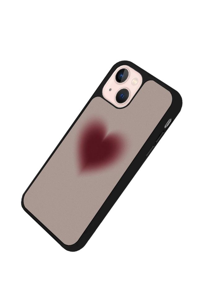 iPhone 15 Uyumlu Kalp Love Tasarımlı Glossy Premium Kılıf