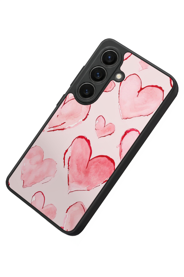 Samsung Galaxy S26 Uyumlu Kalp Love Tasarımlı Glossy Premium Kılıf