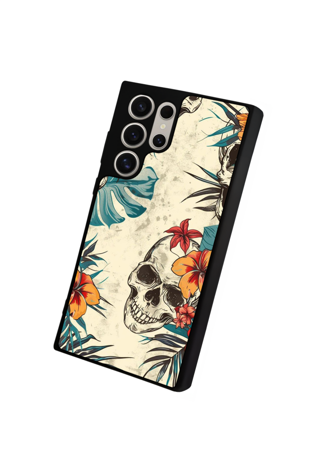 Samsung Galaxy S23 Ultra Uyumlu KuruKafa Tasarımlı Glossy Premium Kılıf