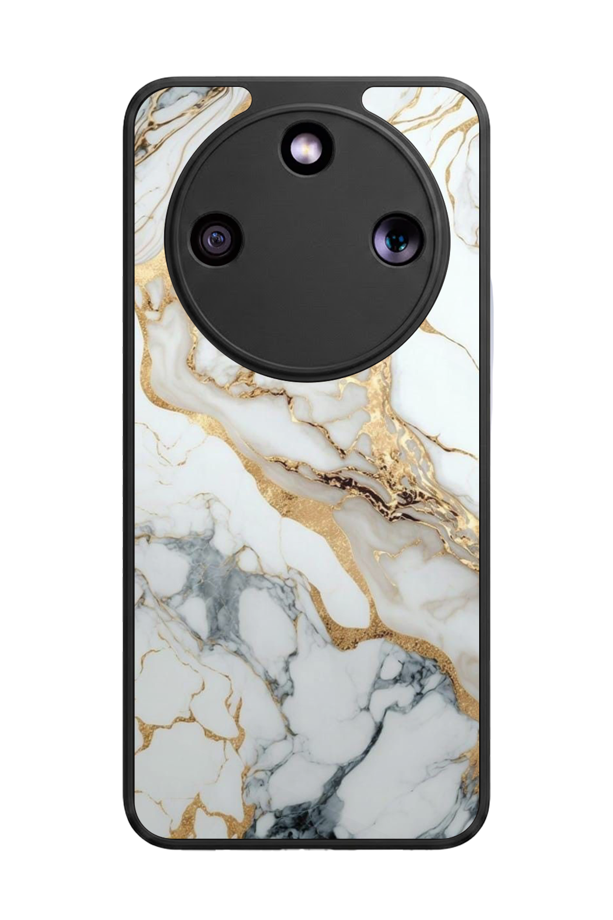 Honor Magic 8 Lite Uyumlu Mermer Marble Tasarımlı Glossy Premium Kılıf