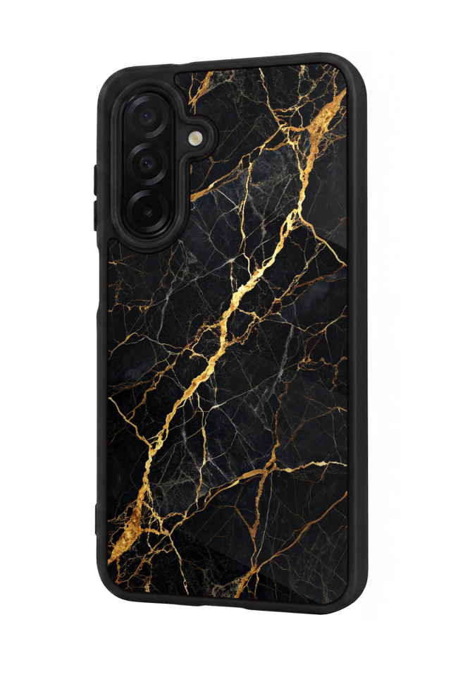 Samsung Galaxy A36 Uyumlu Mermer Marble Tasarımlı Glossy Premium Kılıf