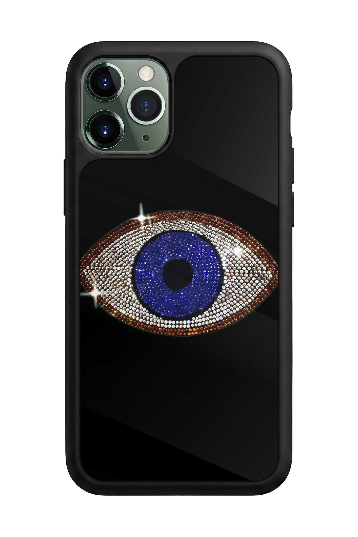 iPhone 11 Pro Max Uyumlu Nazar Tasarımlı Glossy Premium Kılıf