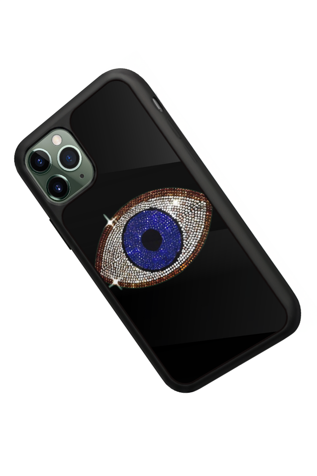 iPhone 11 Pro Max Uyumlu Nazar Tasarımlı Glossy Premium Kılıf