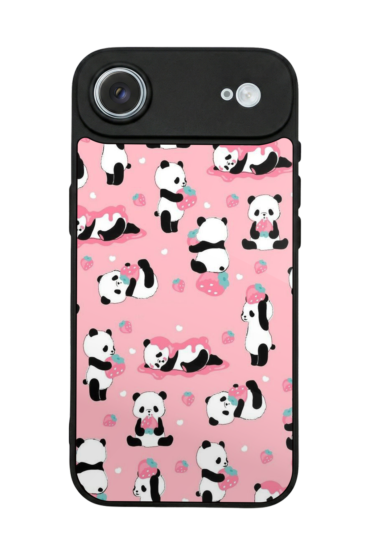 iPhone 17 Air Uyumlu Panda Tasarımlı Glossy Premium Kılıf