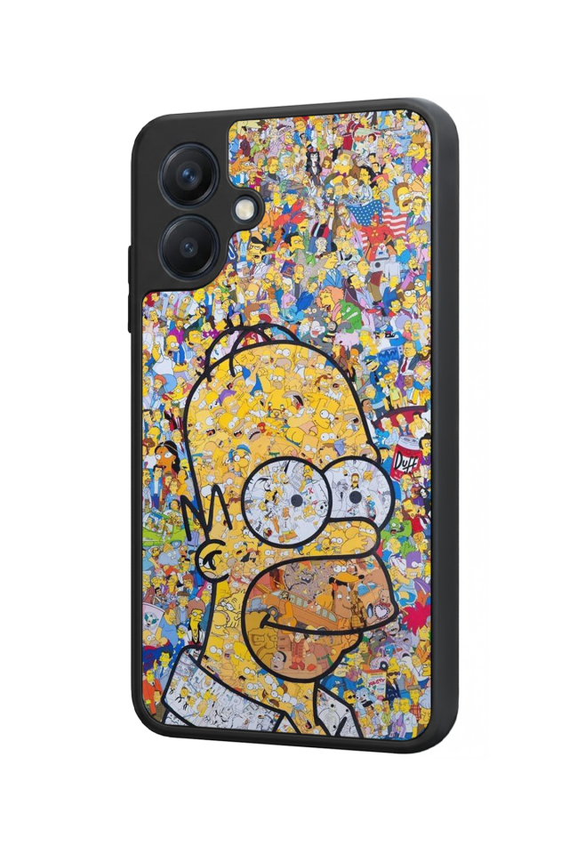 Samsung Galaxy A07 Uyumlu The Simpsons Tasarımlı Glossy Premium Kılıf