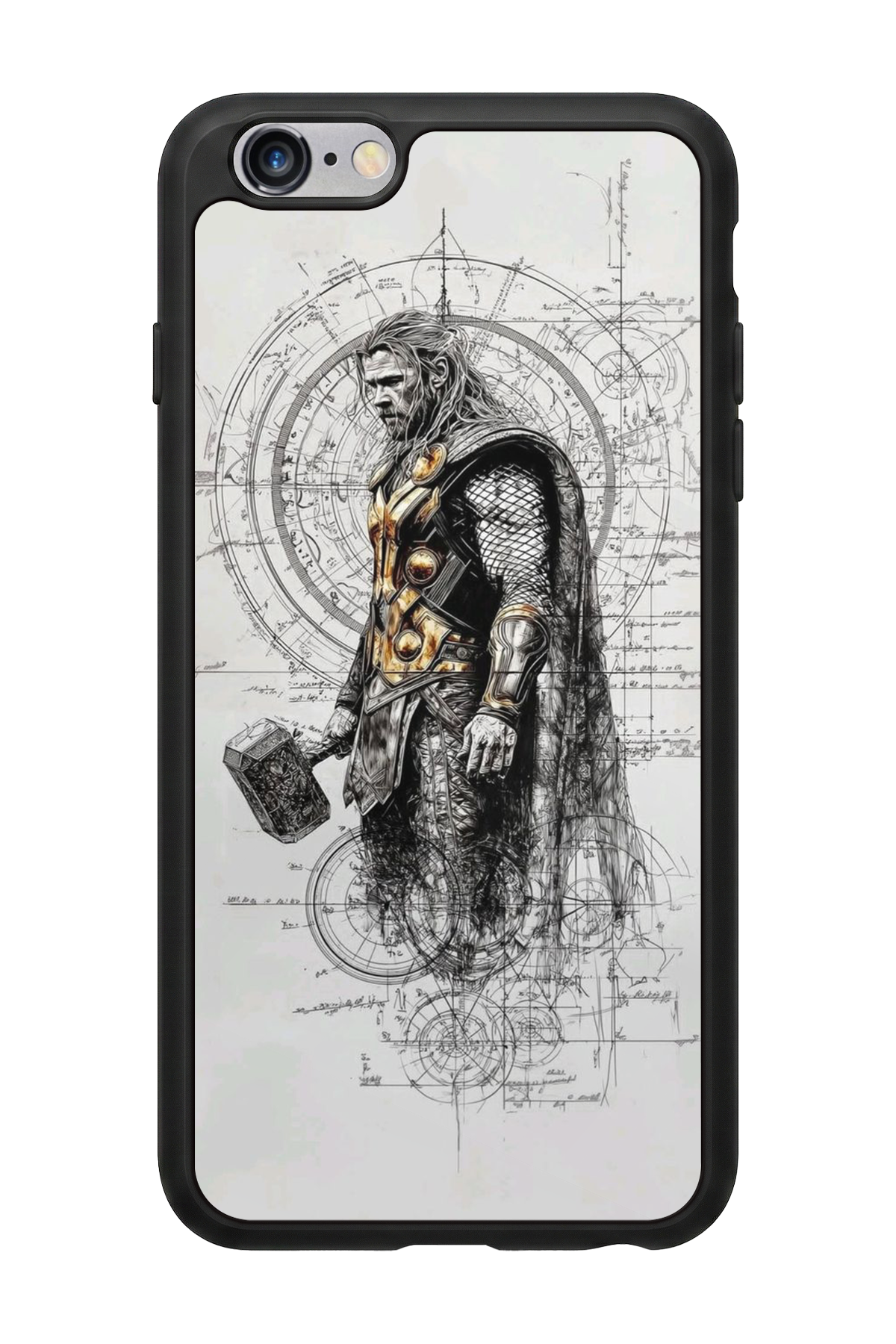 iPhone 6 Plus Uyumlu Thor Tasarımlı Glossy Premium Kılıf
