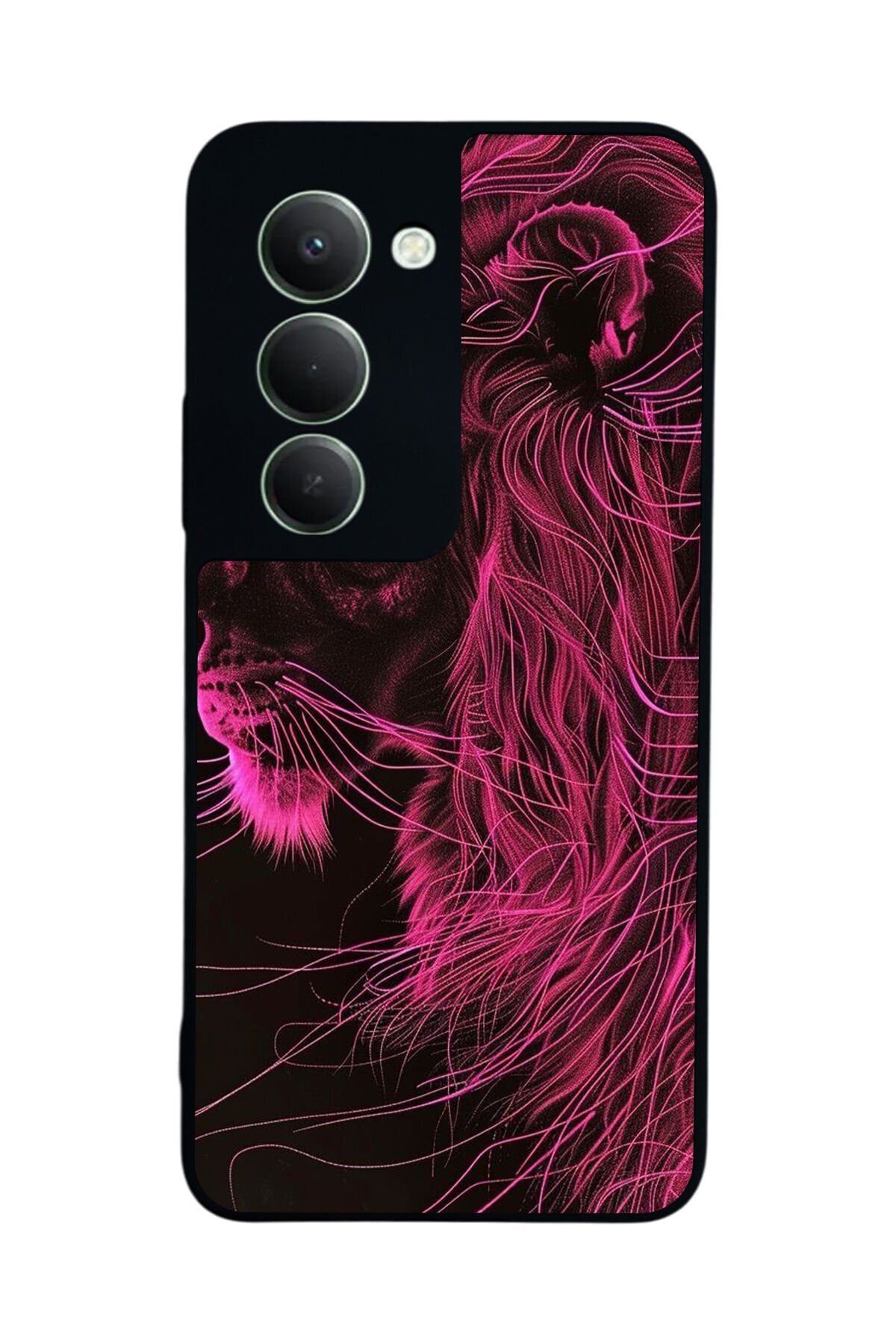 Xiaomi Redmi 15 5G Uyumlu Aslan Tasarımlı Glossy Premium Kılıf