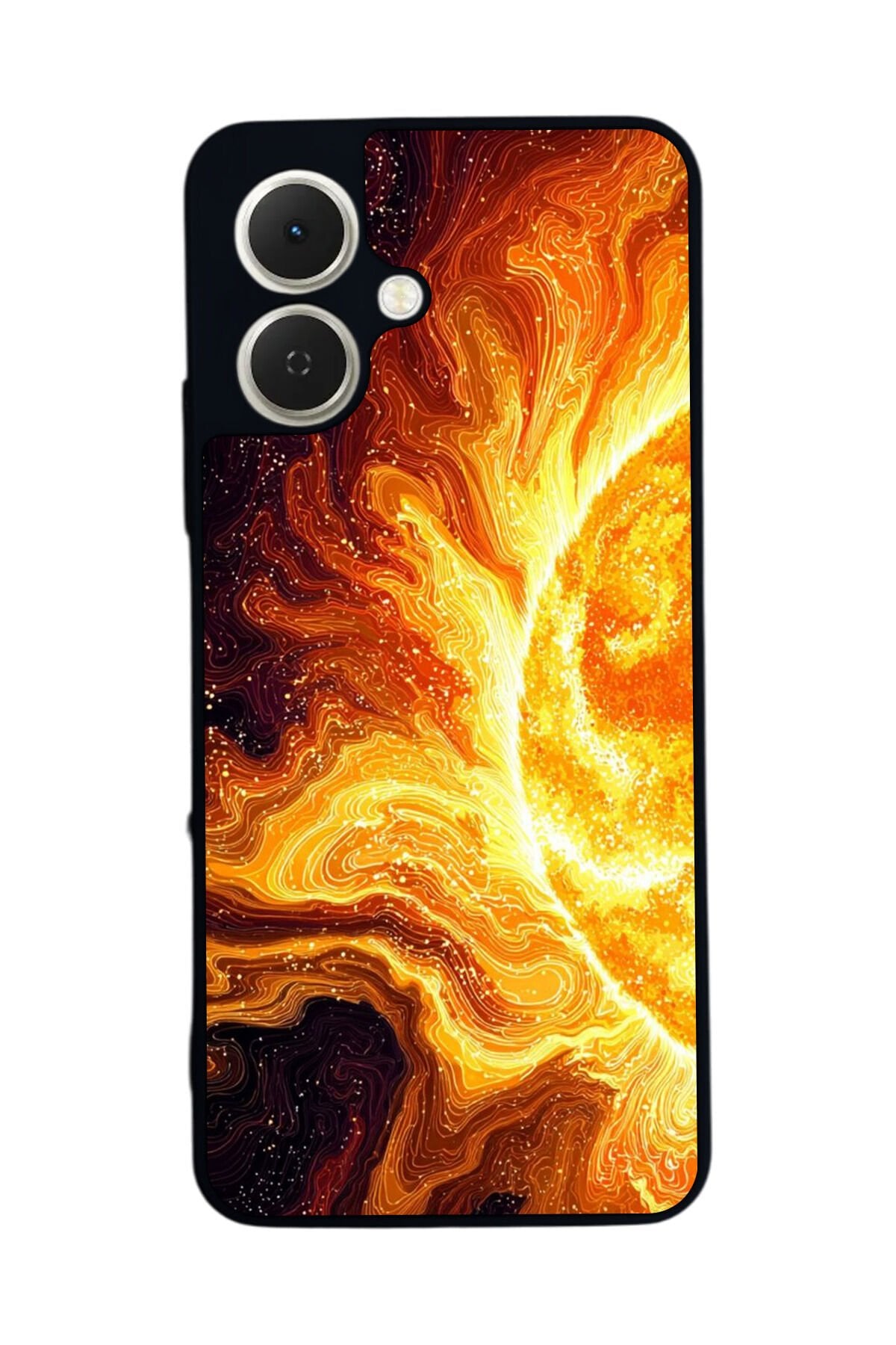 Tecno Spark GO 2 Uyumlu Güneş Tasarımlı Glossy Premium Kılıf