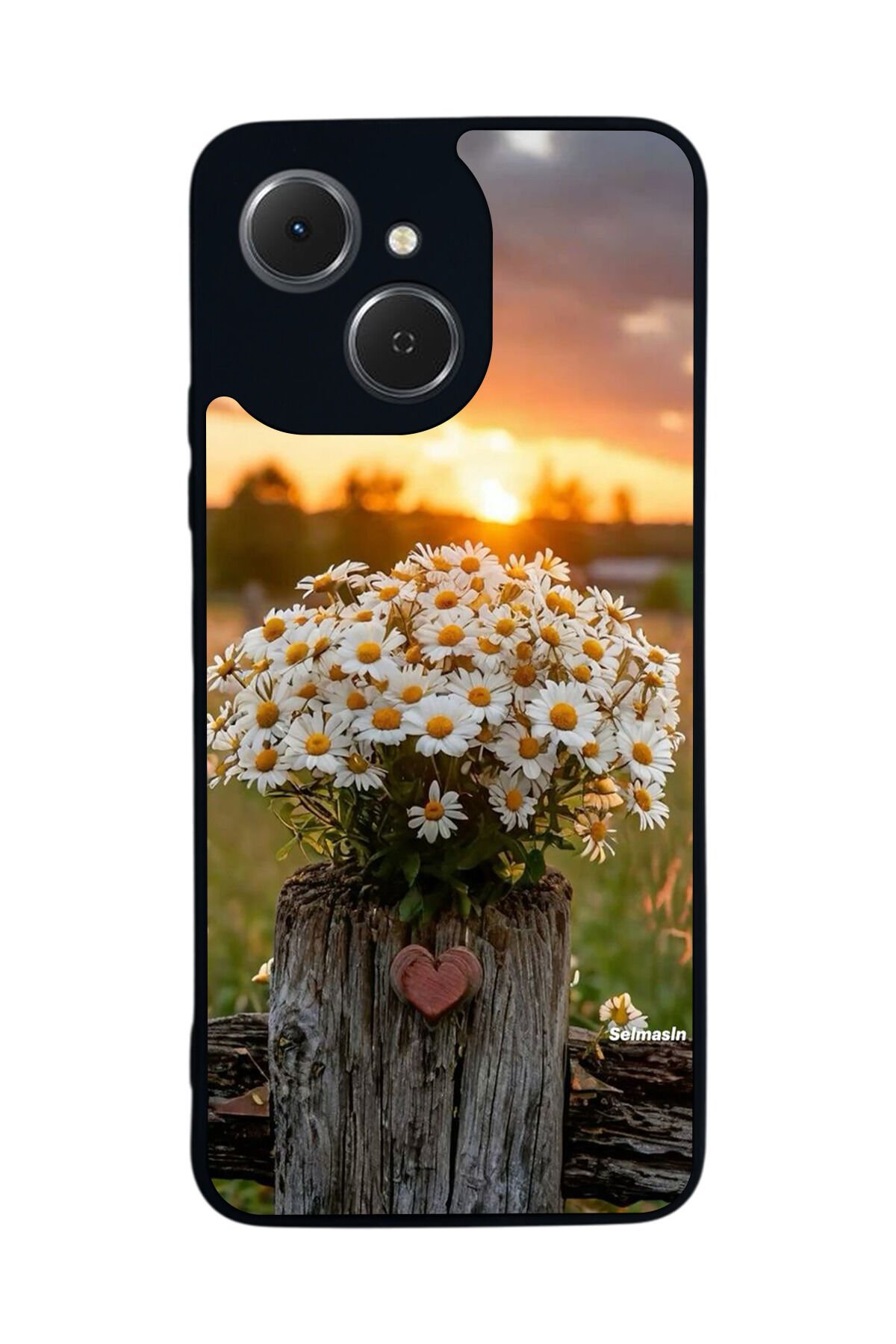 Tecno Spark 40C Uyumlu Cicek Tasarımlı Glossy Premium Kılıf