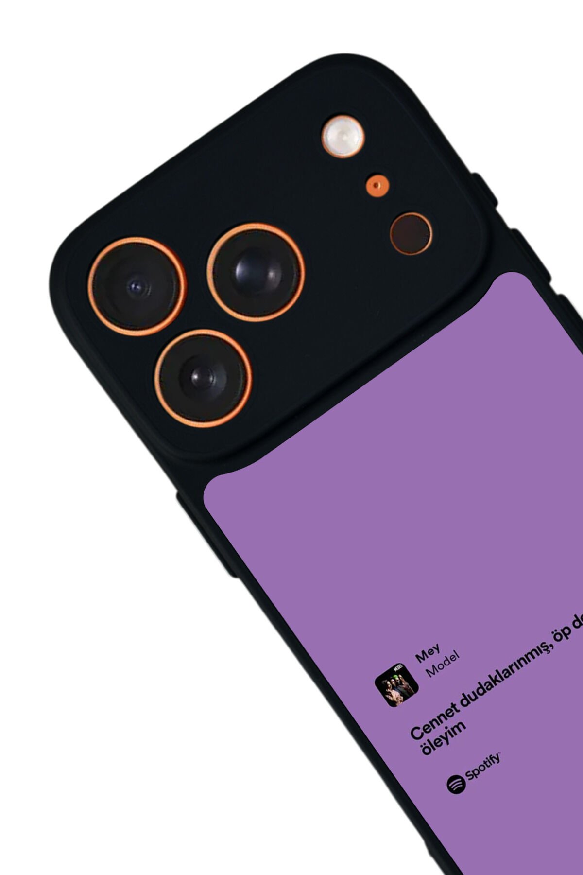 iPhone 17 Pro Max Uyumlu Sarki Sozleri Tasarımlı Glossy Premium Kılıf