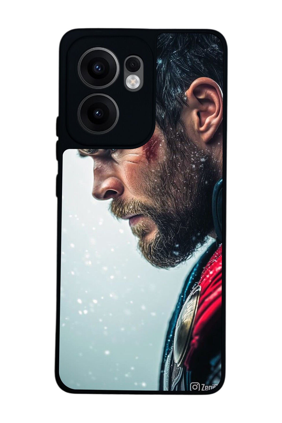Oppo Reno 13F Uyumlu Thor Tasarımlı Glossy Premium Kılıf