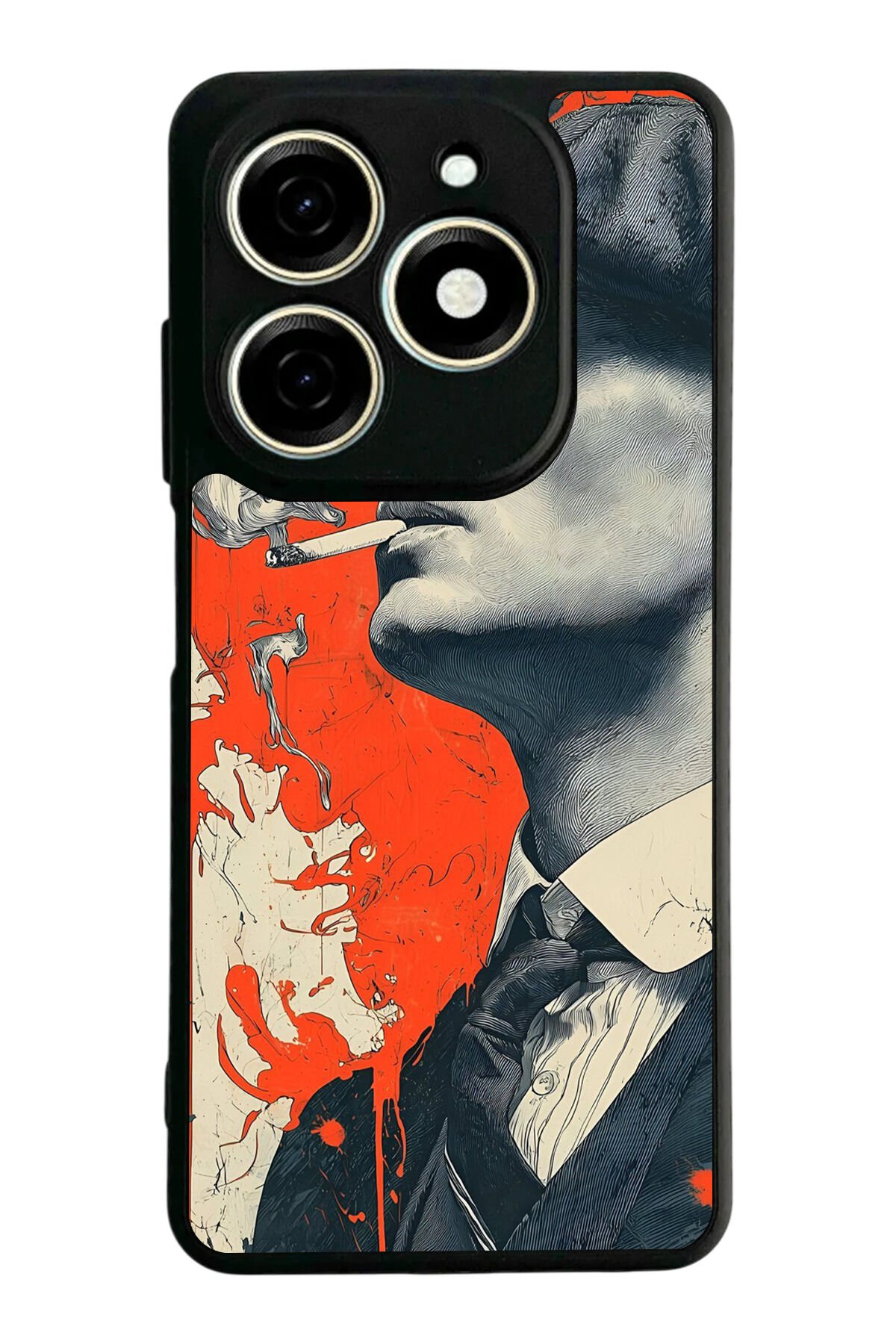 Infınıx Smart 8 Pro Uyumlu Peaky Blinders Tasarımlı Glossy Premium Kılıf