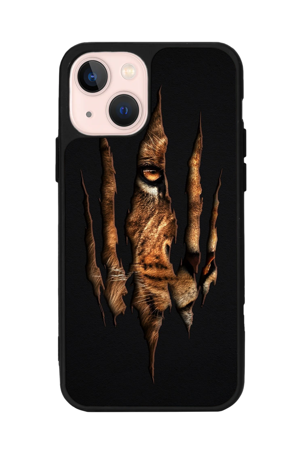 iPhone 15 Plus Uyumlu Aslan Tasarımlı Glossy Premium Kılıf