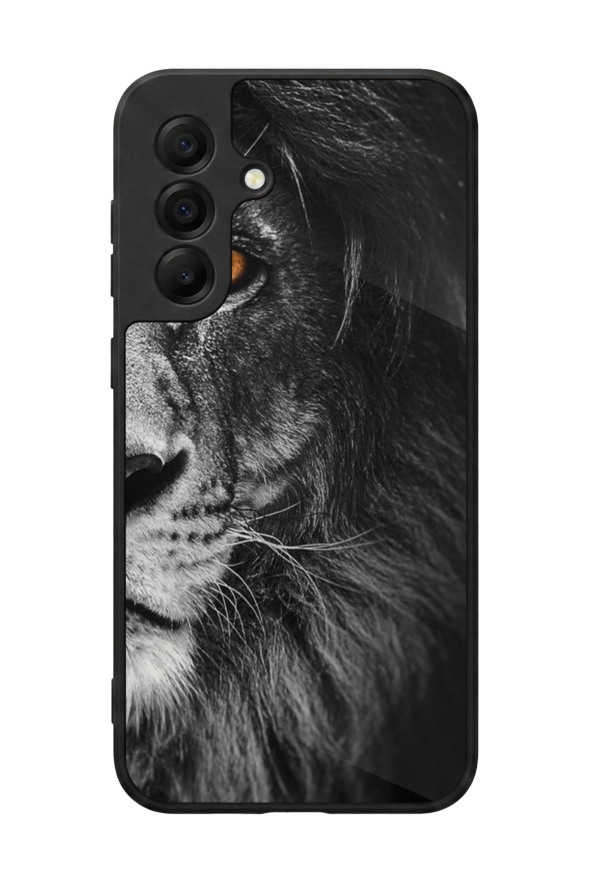 Samsung Galaxy A17 Uyumlu Aslan Tasarımlı Glossy Premium Kılıf