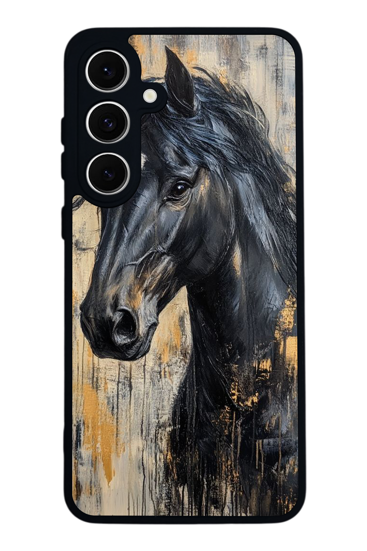 Samsung Galaxy A16 Uyumlu At Horse Tasarımlı Glossy Premium Kılıf