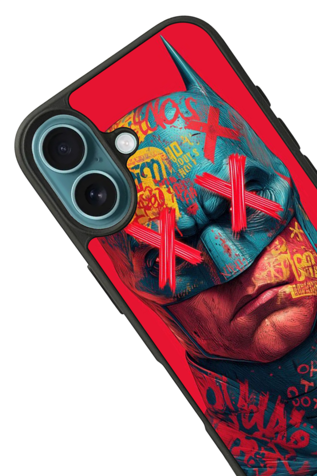 iPhone 16 Uyumlu Batman Tasarımlı Glossy Premium Kılıf