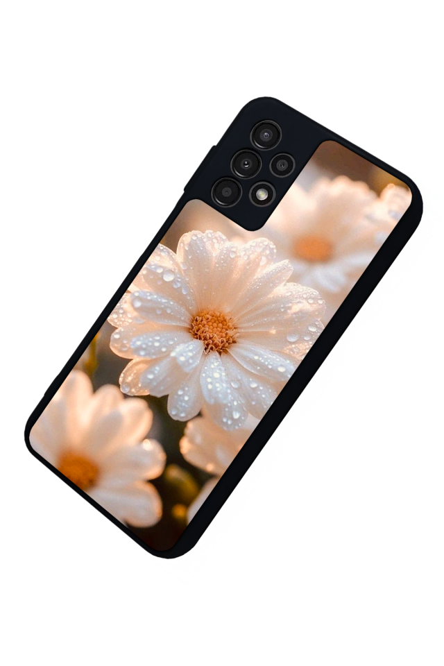 Samsung Galaxy A23 Uyumlu Cicek Tasarımlı Glossy Premium Kılıf