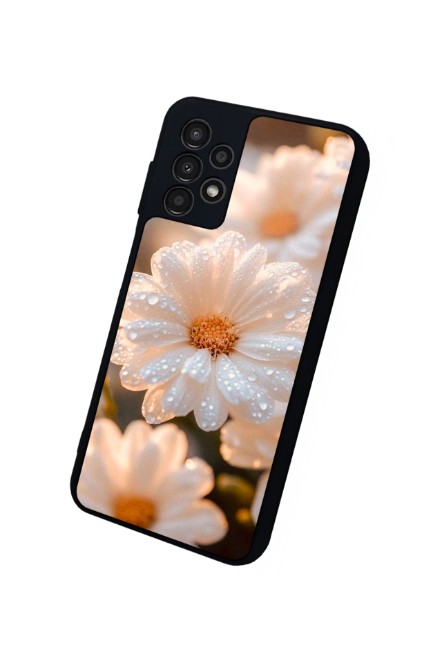 Samsung Galaxy A23 Uyumlu Cicek Tasarımlı Glossy Premium Kılıf
