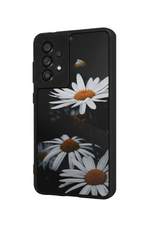 Samsung Galaxy A73 Uyumlu Cicek Tasarımlı Glossy Premium Kılıf